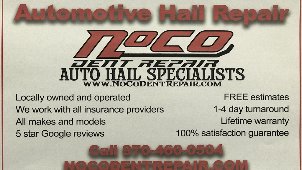 No Co Dent Repair | 7352 Greenridge Rd A-3, Windsor, CO 80550, USA | Phone: (970) 460-0504