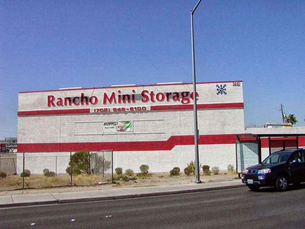 Rancho Mini-Storage | 1661 N Rancho Dr, Las Vegas, NV 89106, USA | Phone: (702) 646-6100