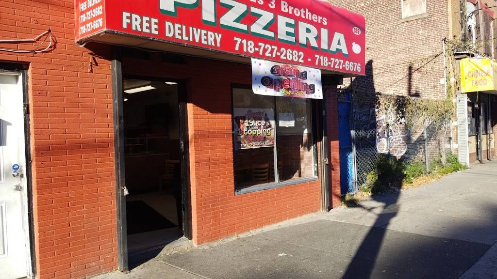 Three Brothers Pizzeria | 189 Broad St, Staten Island, NY 10304, USA | Phone: (718) 727-2682