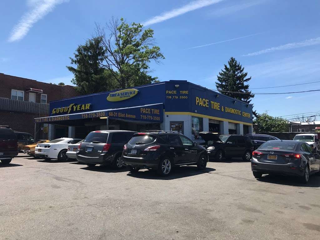 Pace Tire & Diagnostic Center Inc Tire Pros | 6901 Eliot Ave, Middle Village, NY 11379, USA | Phone: (718) 779-3500