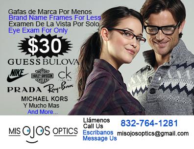 mis ojos optics | 9030 North Fwy #217, Houston, TX 77037, USA | Phone: (281) 731-0695