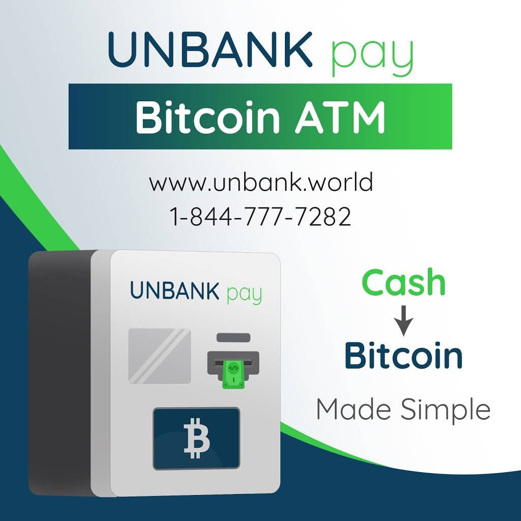 Unbank Bitcoin ATM | 1167 Inman Ave, Edison, NJ 08820, USA | Phone: (877) 457-7722