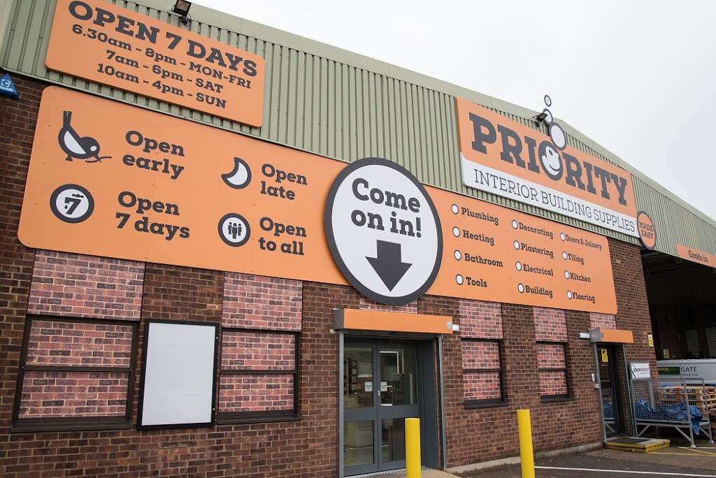 Priority Building Supplies | 5 Brunswick Way, New Southgate, London N11 1JL, UK | Phone: 020 8211 4574