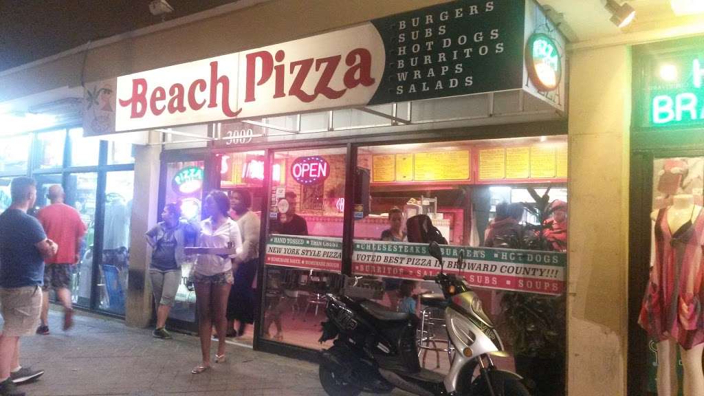 Beach Pizza | 3009 E Las Olas Blvd, Fort Lauderdale, FL 33316, USA | Phone: (954) 523-6440