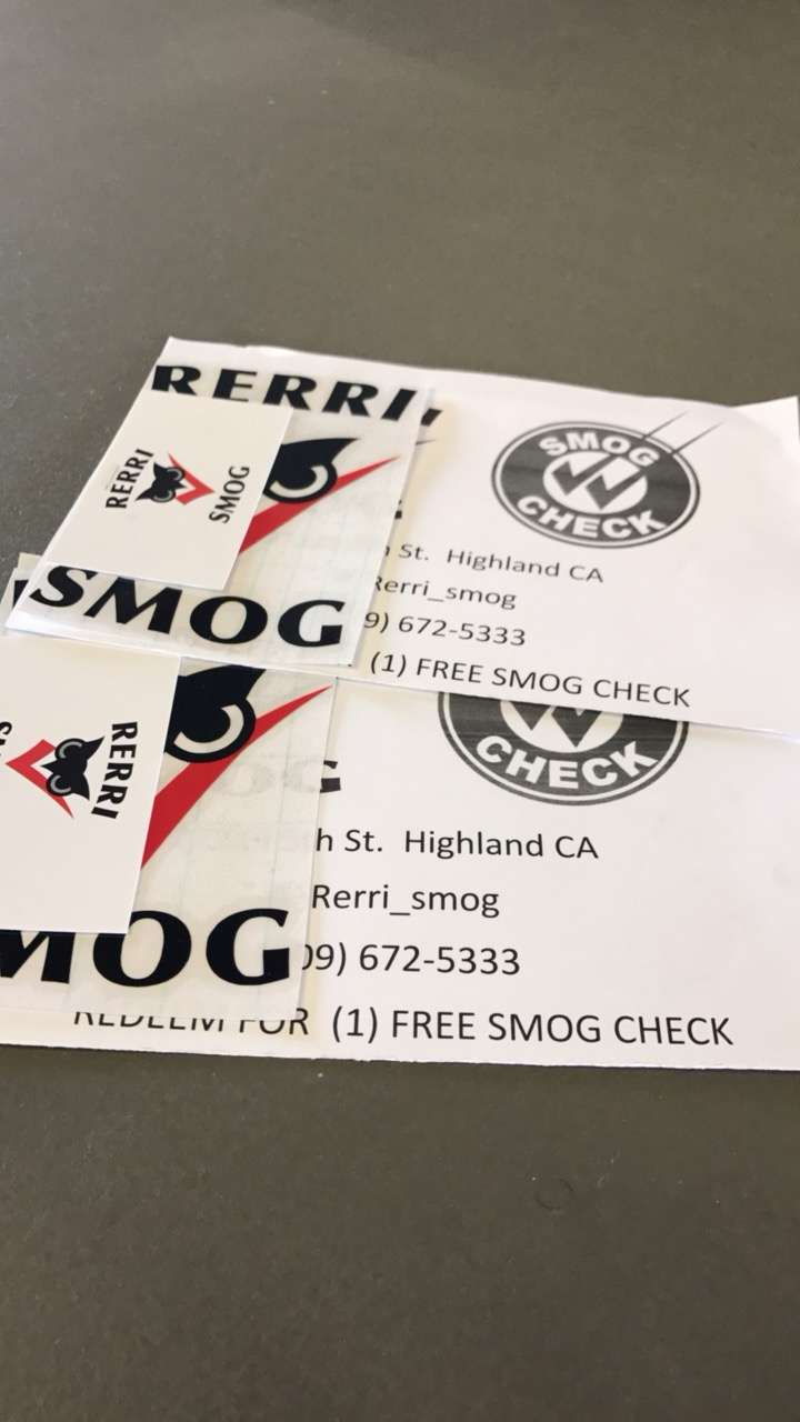 Rerri Smog | 27219 E 5th St, Highland, CA 92346, USA | Phone: (909) 672-5333