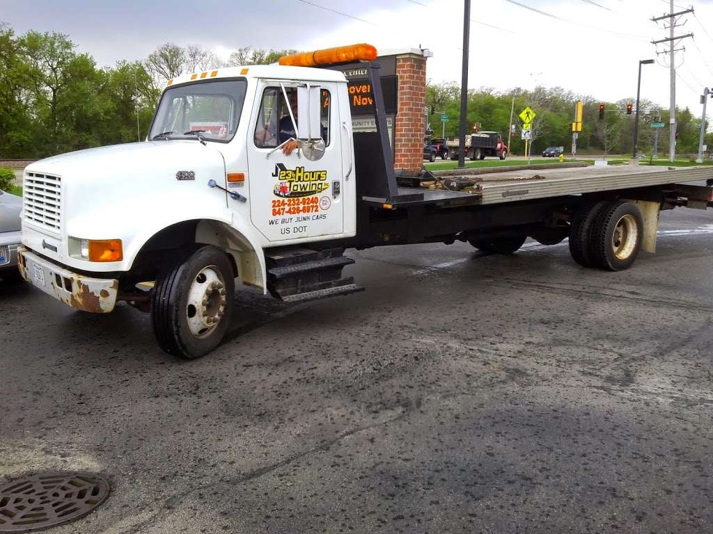 23 1/2 Hours Towing Inc. | 40W490 Big Timber Rd, Hampshire, IL 60140, USA | Phone: (847) 426-6972