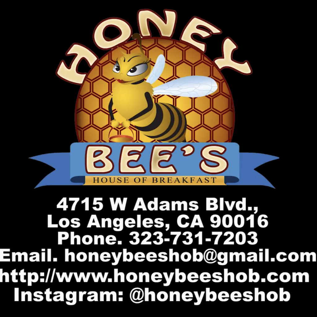 Honey Bees House of Breakfast | 4715 W Adams Blvd, Los Angeles, CA 90016, USA | Phone: (323) 731-7203