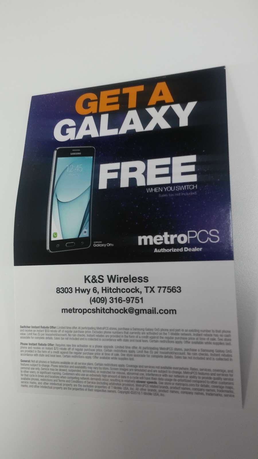 Metro by T-Mobile | 8303 Hwy 6, Hitchcock, TX 77563, USA | Phone: (409) 316-9751