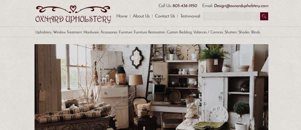 Oxnard Upholstery & Drapery | 548 Pacific Ave, Oxnard, CA 93030, USA | Phone: (805) 436-1950