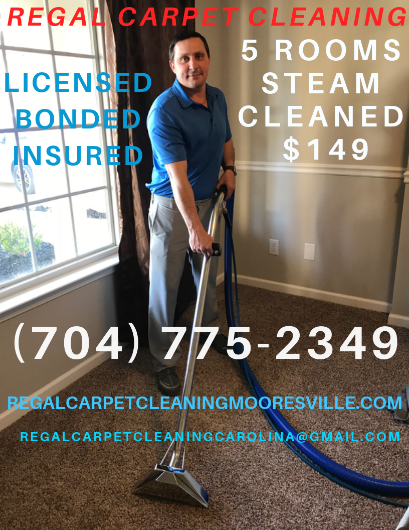 Regal Carpet Cleaning LLC | 113 Kingsway Dr, Mooresville, NC 28115, United States | Phone: (704) 775-2349