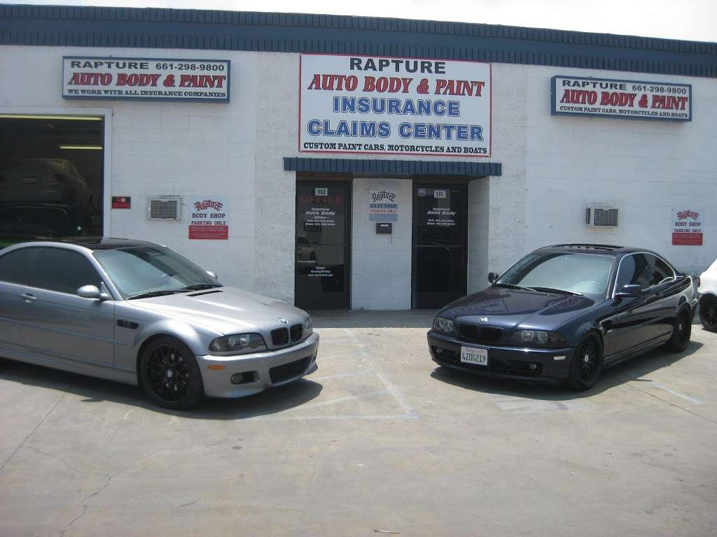 Rapture Auto Body & window tint | 26536 Ruether Ave, Santa Clarita, CA 91350, USA | Phone: (661) 298-9800