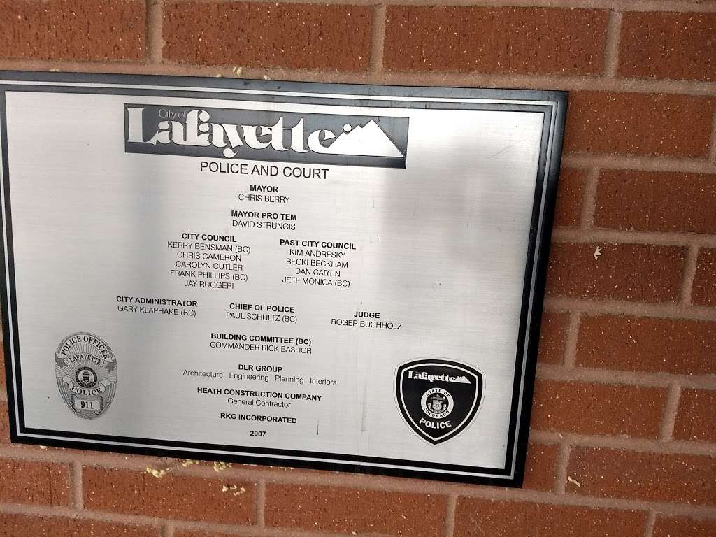 Lafayette Police Department | 451 N 111th St, Lafayette, CO 80026, USA | Phone: (303) 665-5571