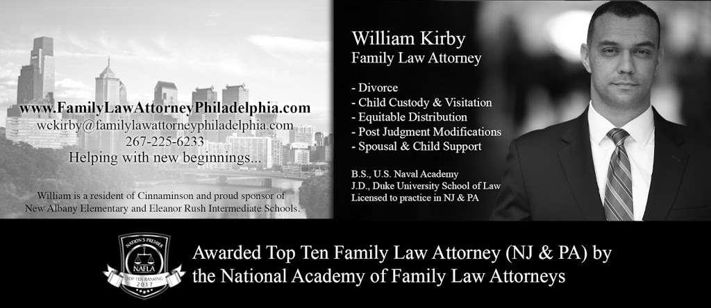 William Kirby, Family Law Attorney | 1221 N Church St Suite #206, Moorestown, NJ 08057, USA | Phone: (856) 242-1452