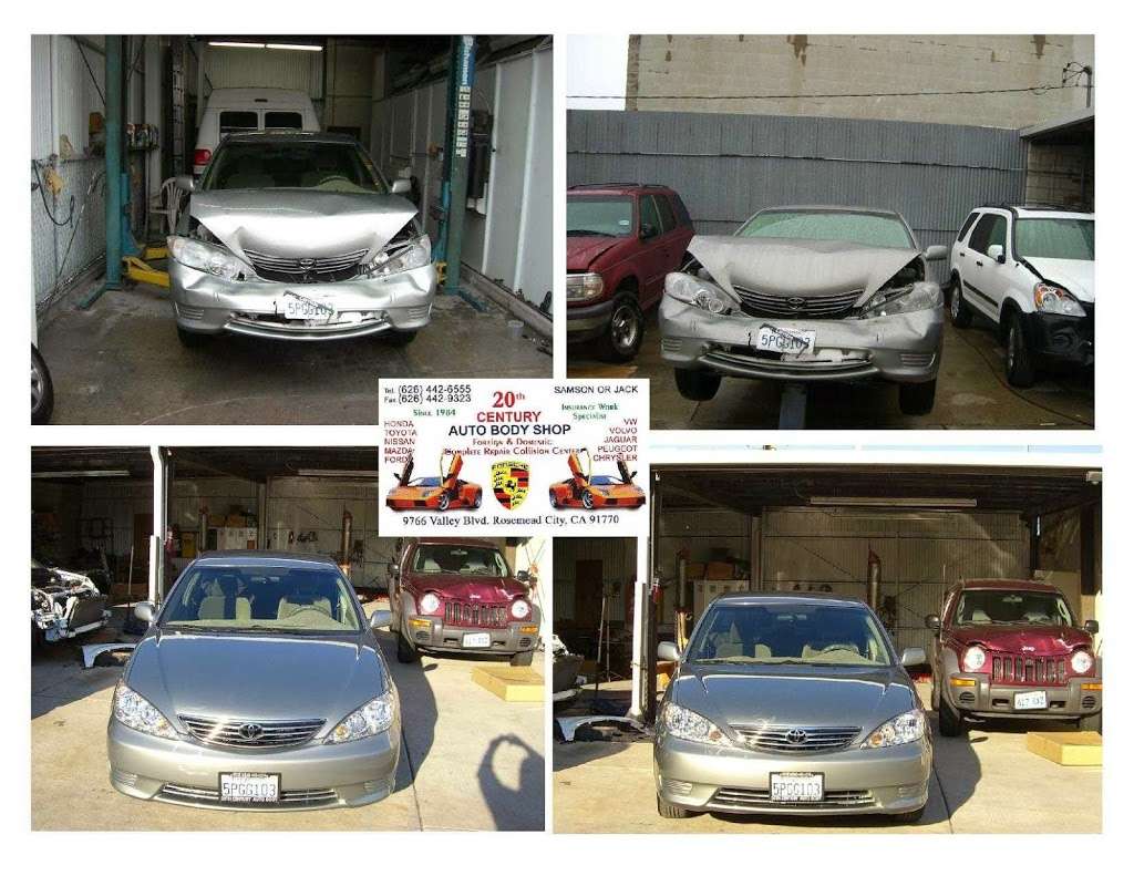 20th Century Auto Body Shop & Collision Center | 9766 Valley Blvd, Rosemead, CA 91770 | Phone: (626) 442-6555