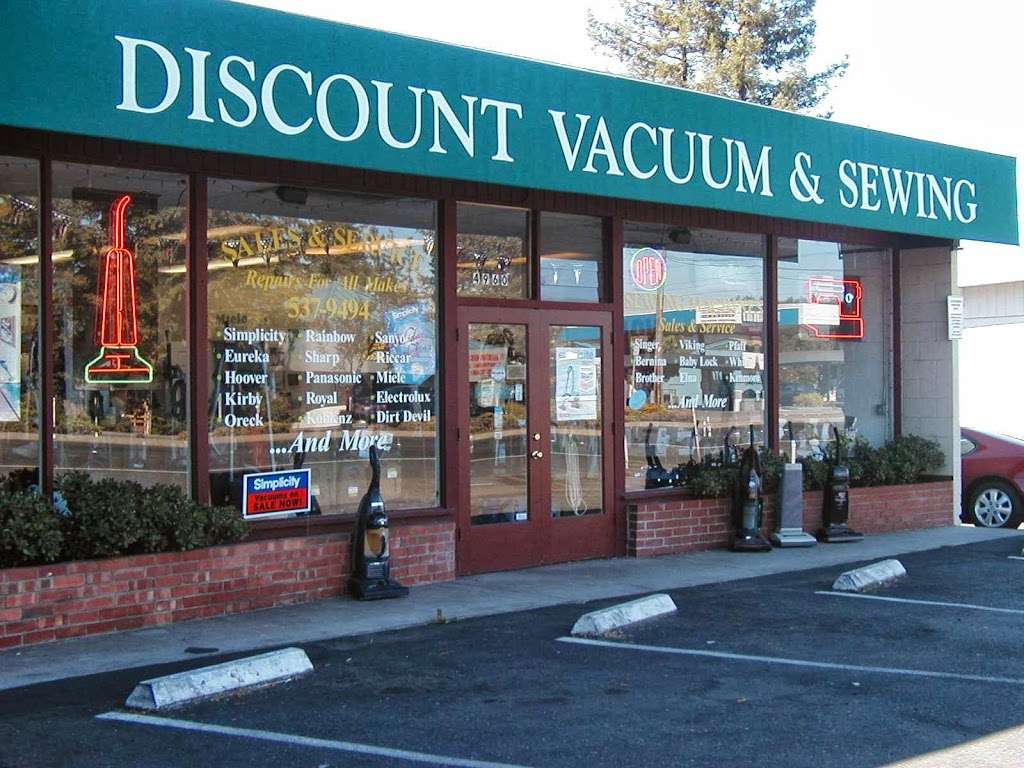 Discount Vacuum & Sewing | 4960 Sonoma Hwy, Santa Rosa, CA 95409, USA | Phone: (707) 537-9494