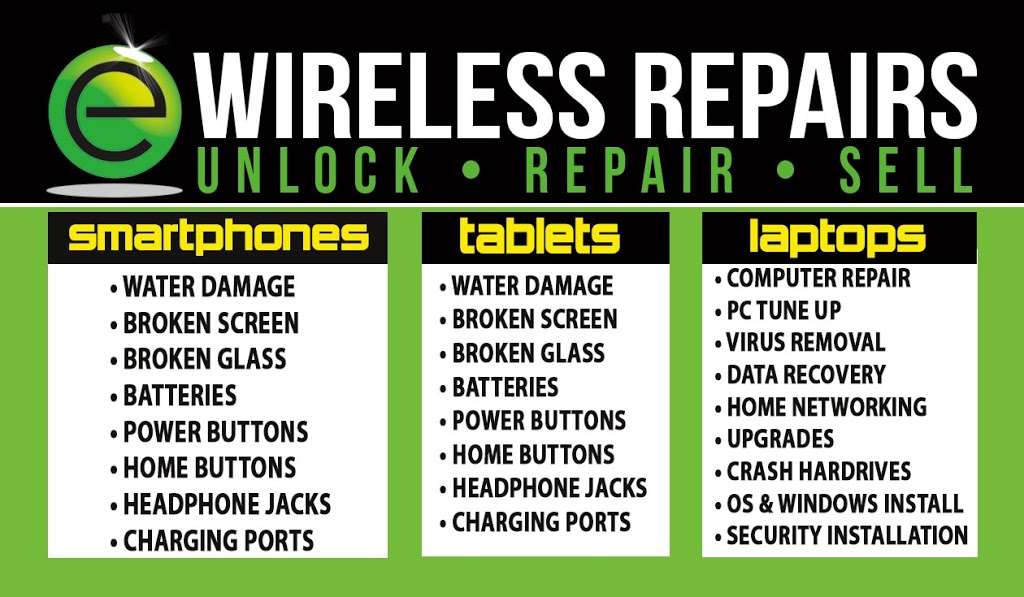 Ewirelessrepairs | 3439, 1500 E Sahara Ave e1, Las Vegas, NV 89104 | Phone: (702) 825-3544