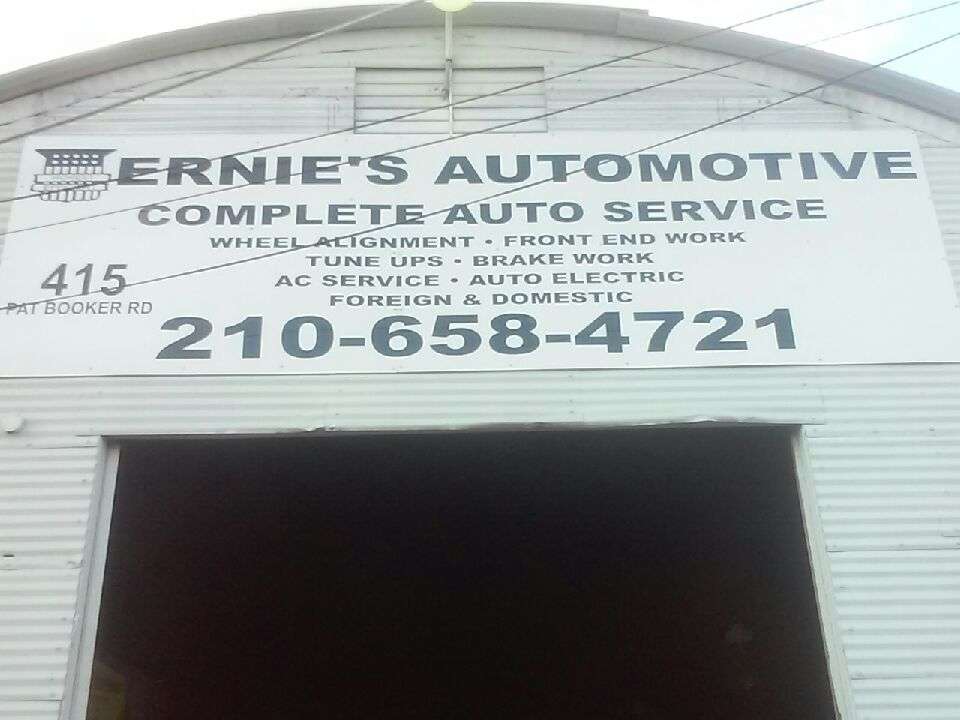 Ernies Automotive Center | 415 Pat Booker Rd, Universal City, TX 78148, USA | Phone: (210) 658-4721