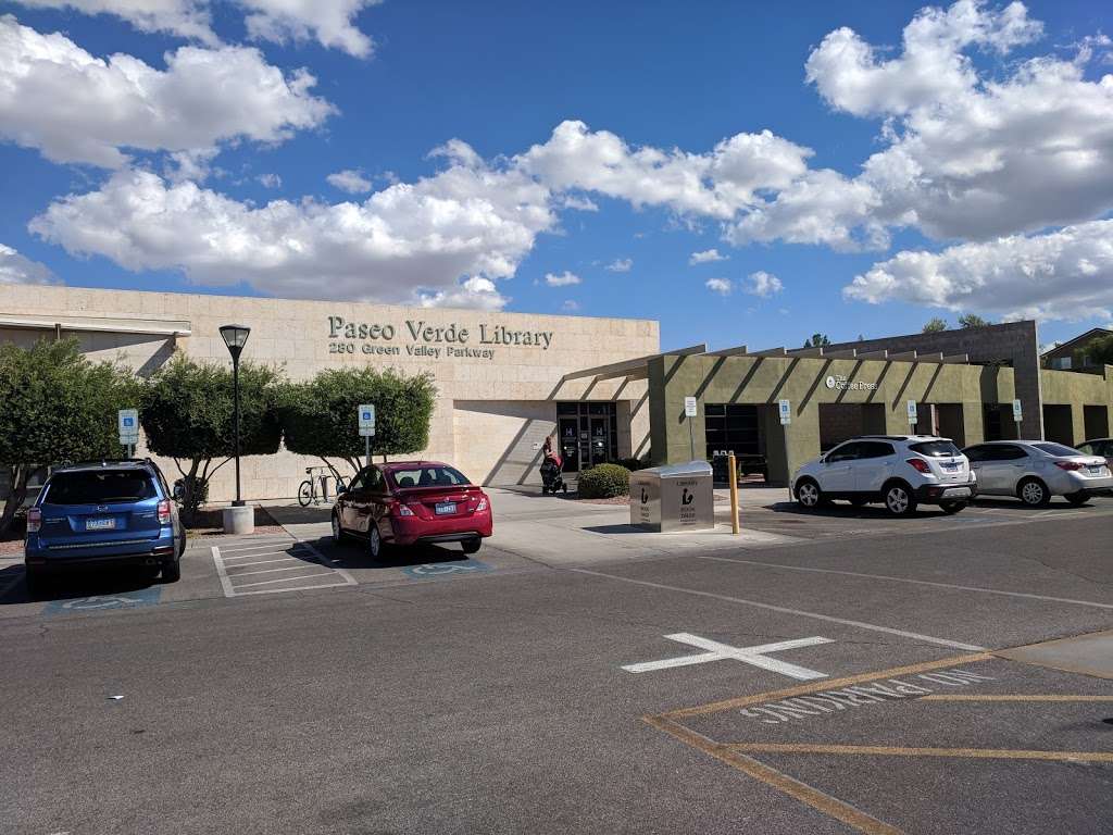 Paseo Verde Library | 280 S Green Valley Pkwy, Henderson, NV 89012, USA | Phone: (702) 492-7252
