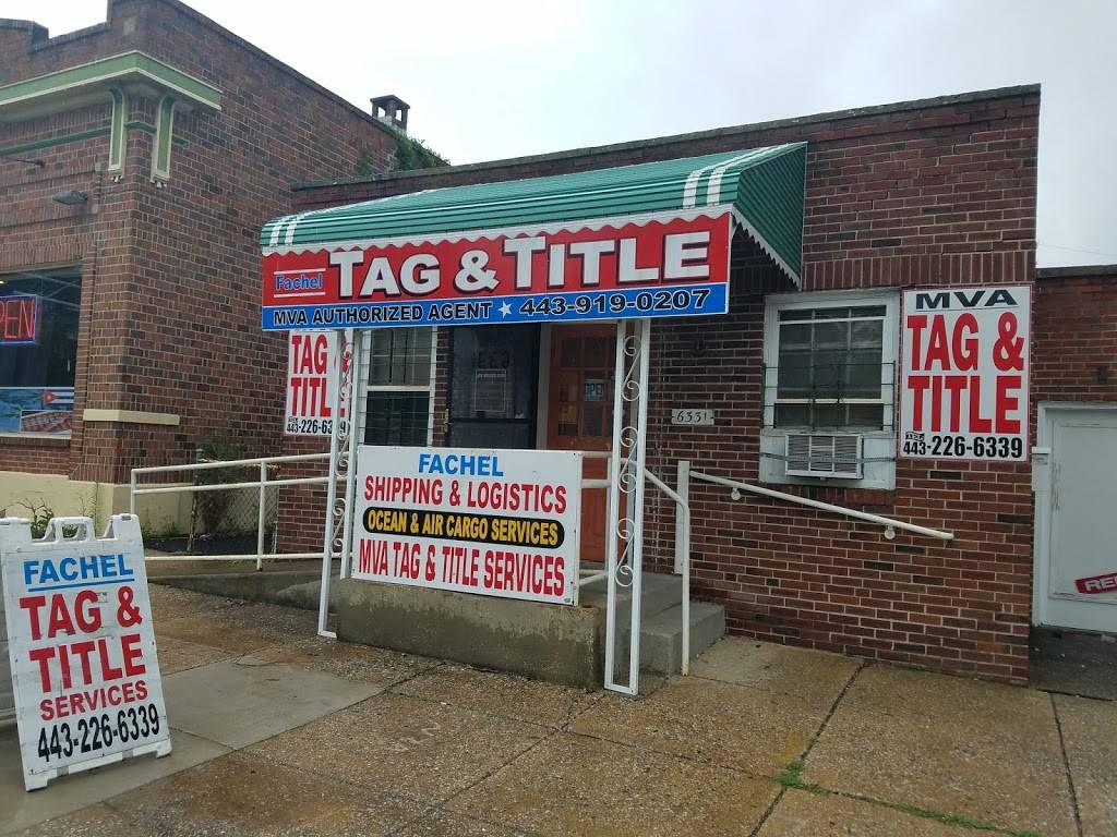 Fachel Tag & Title | 6331 Belair Rd, Baltimore, MD 21206 | Phone: (443) 919-0207