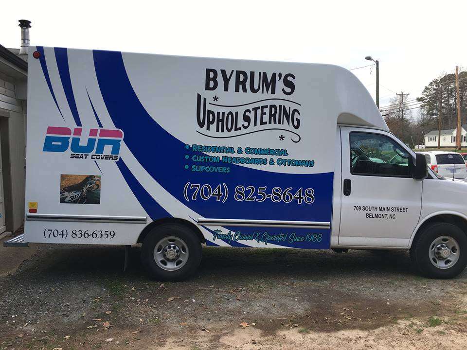 Byrums Upholstery | 3725, 709 S Main St, Belmont, NC 28012, USA | Phone: (704) 825-8648