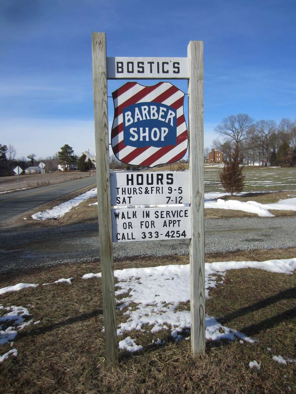 Bostics Barber Shop | 7066 Newland Rd, Warsaw, VA 22572, USA | Phone: (804) 333-4254