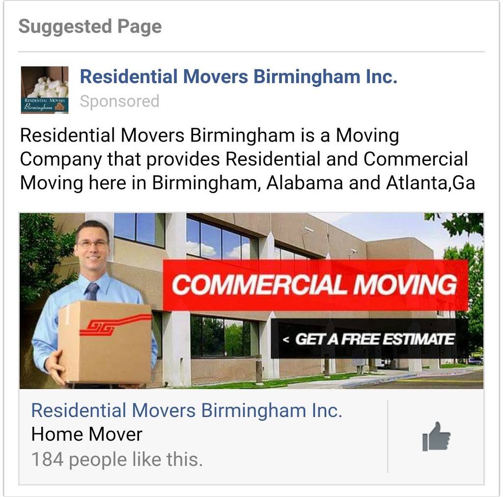 Residential Movers Of Birmingham Inc. | 2326 Summit Pl, Birmingham, AL 35243, USA | Phone: (205) 937-8217