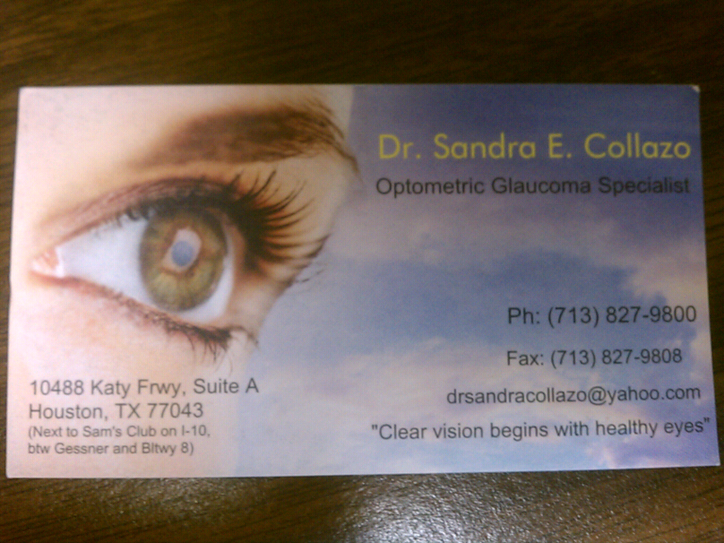 Sandra E. Collazo, OD | 10488 Katy Fwy, Houston, TX 77043 | Phone: (713) 827-9800