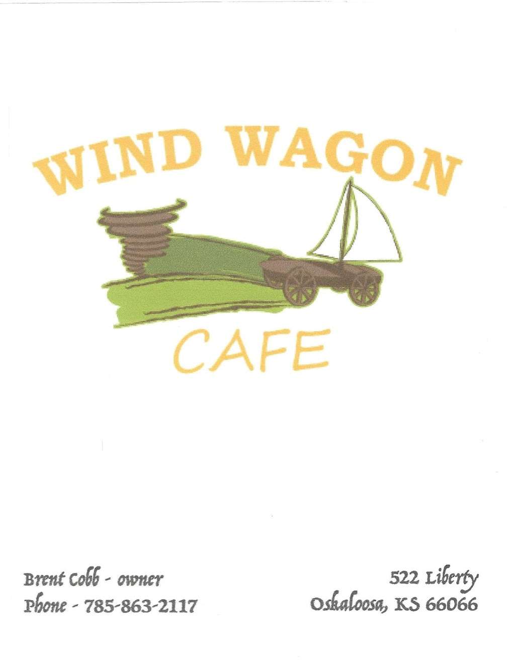 Wind Wagon Cafe | 522 Liberty St, Oskaloosa, KS 66066, USA | Phone: (785) 863-2117