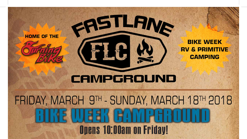 Fastlane Campground | 3150 E New York Ave, DeLand, FL 32724, USA | Phone: (386) 801-1810