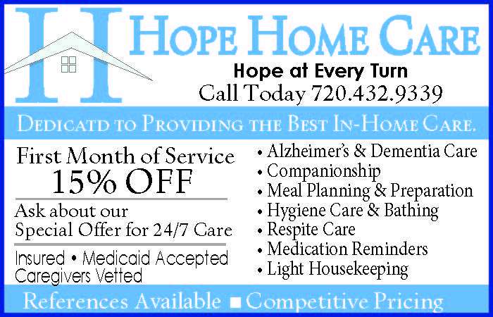 Hope Home Care Inc | 18136 E Brown Pl, Aurora, CO 80013, USA | Phone: (720) 432-9339