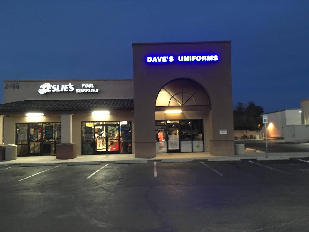 Daves Uniforms - Tucson | 2480 N Silverbell Rd #100, Tucson, AZ 85745, USA | Phone: (520) 622-1662