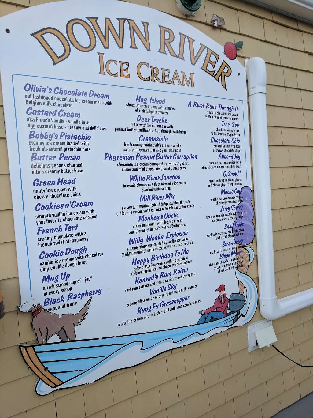 DownRiver Ice Cream | 120 Newburyport Turnpike, Rowley, MA 01969, USA | Phone: (978) 432-1267