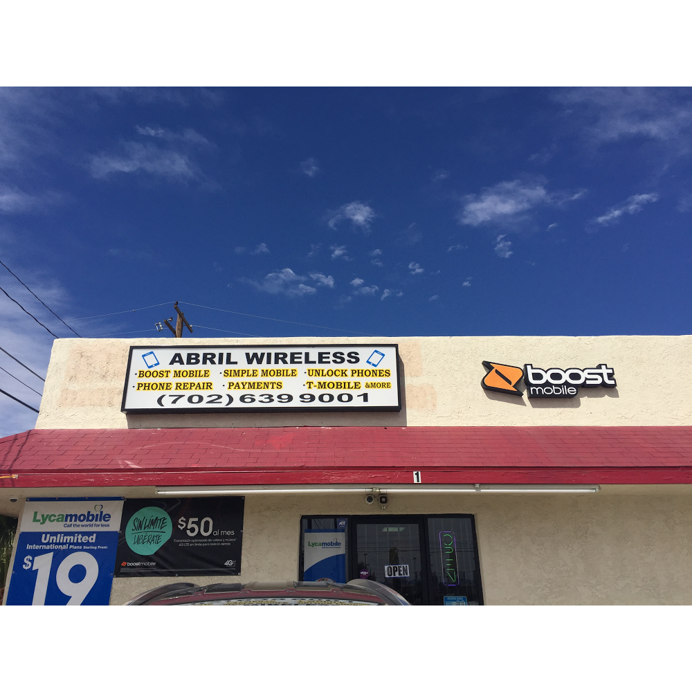Abril Wireless | 3012 E Griswold St #1, North Las Vegas, NV 89030, USA | Phone: (702) 639-9001