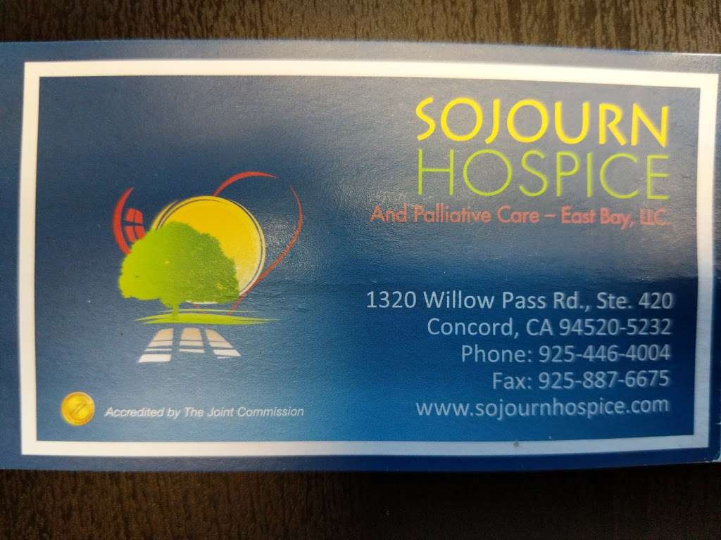 Sojourn Hospice palliative care Concord | 1320 Willow Pass Rd #420, Concord, CA 94520, USA | Phone: (925) 446-4004