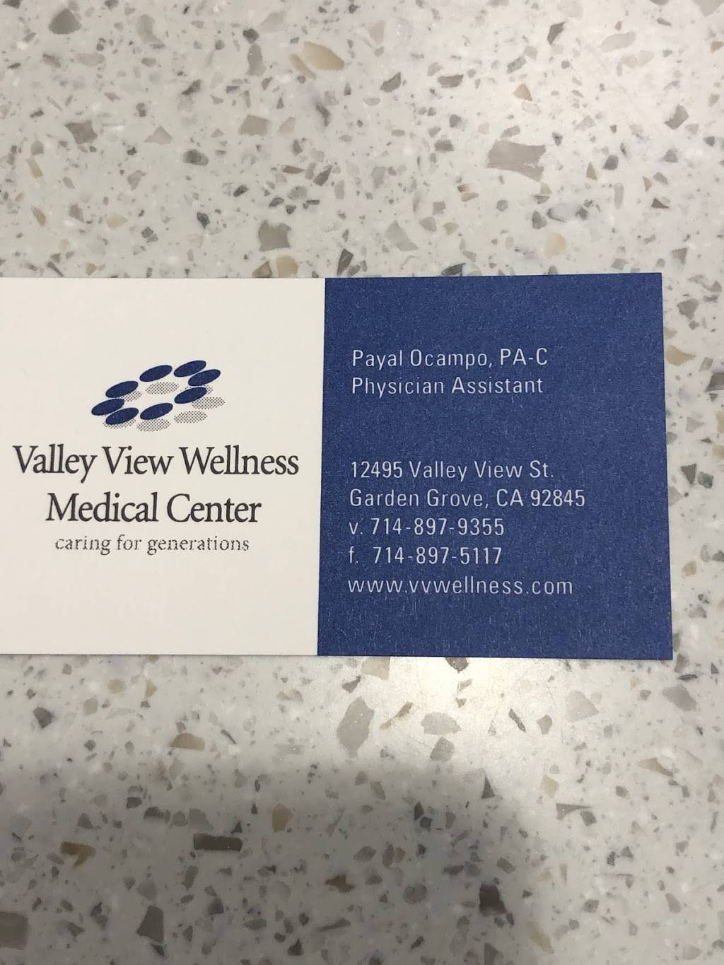 Valley View Wellness Medical Center | 12495 Valley View St, Garden Grove, CA 92845, USA | Phone: (714) 897-9355