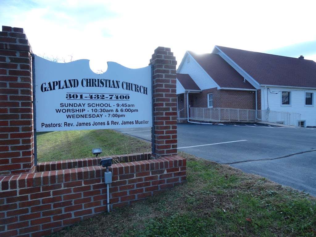 Gapland Christian Church | 2812 Rohrersville Rd, Knoxville, MD 21758, USA | Phone: (301) 432-7400