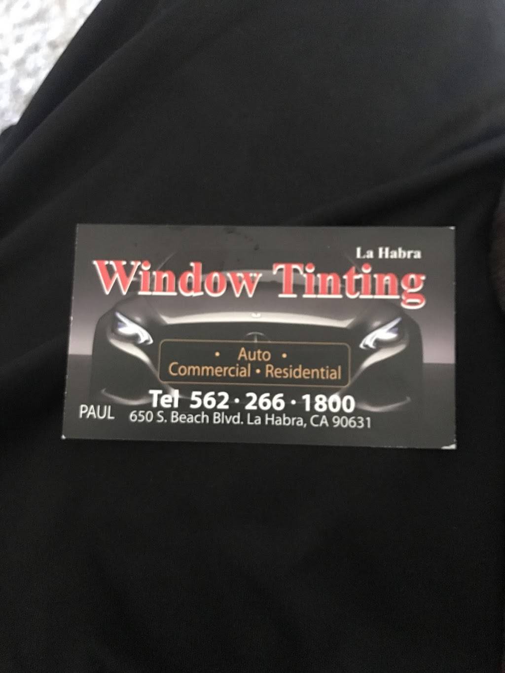 La Habra Window Tinting | 650 S Beach Blvd, La Habra, CA 90631, USA | Phone: (562) 266-1800