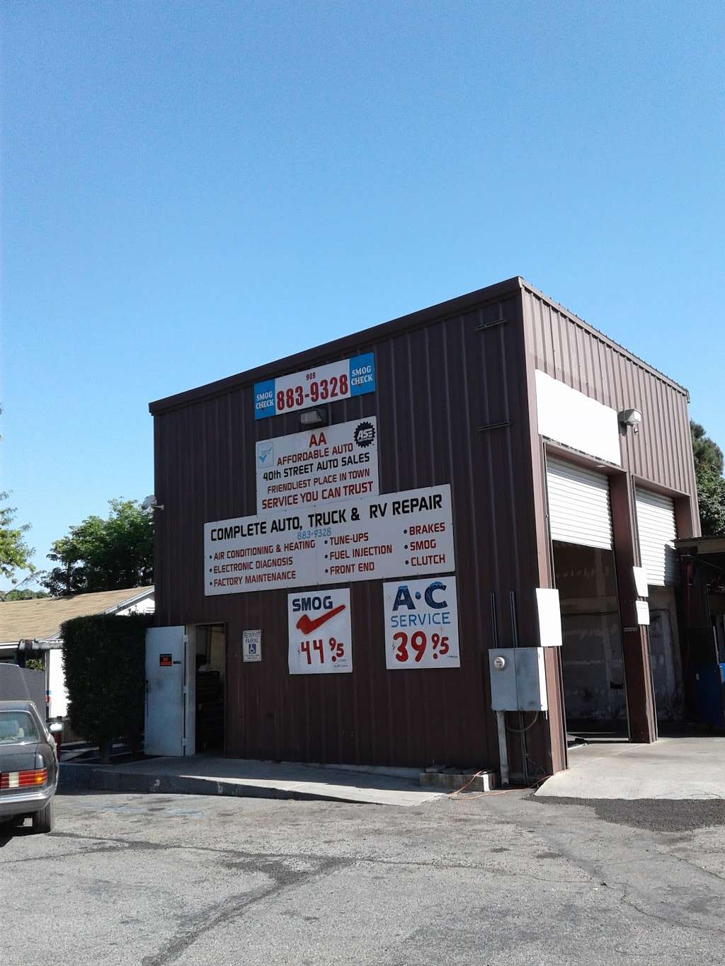 AA Affordable Auto | 3998 N Mountain View Ave, San Bernardino, CA 92405 | Phone: (909) 883-9328