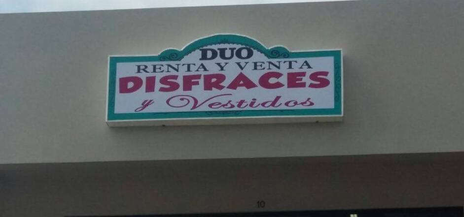 Disfraces DUO Tijuana | Bahia, San Quintín, El Mirador, Tijuana, B.C., Mexico | Phone: 664 368 3394