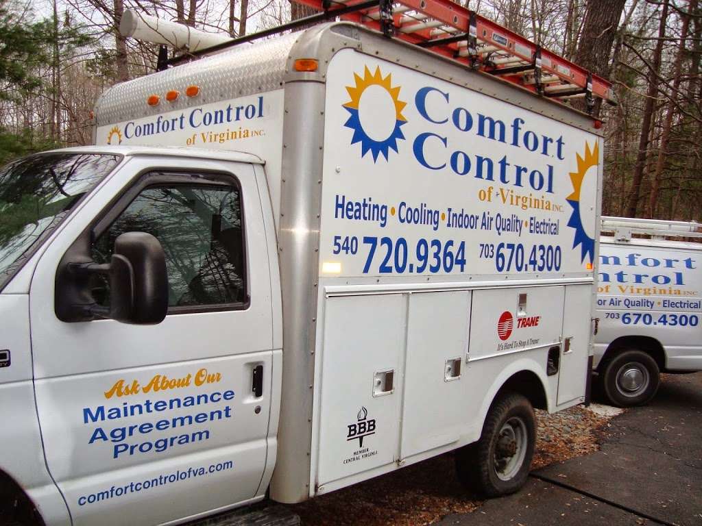 Comfort Control of VA Inc. Heating, Air Conditioning, Electrical | 501 Monticello Dr, Stafford, VA 22556, USA | Phone: (540) 720-9364