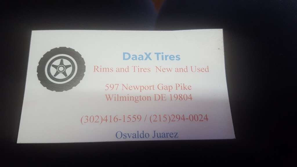 DaaX Tires | 597 Newport Gap Pike, Wilmington, DE 19804, USA | Phone: (302) 416-1559