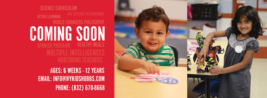 Ivy Kids Early Learning Center | 1925 W League City Pkwy, League City, TX 77573, USA | Phone: (832) 670-8668