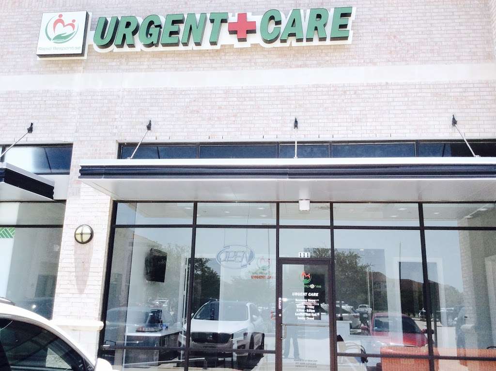 Rapid Response Urgent Care | 11901 Shadow Creek Pkwy #111, Pearland, TX 77584 | Phone: (281) 215-3003