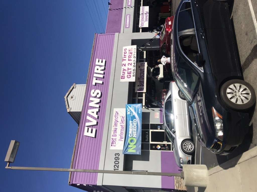 Evans Tire & Service Centers | 12093 Scripps Summit Dr, San Diego, CA 92131, USA | Phone: (858) 247-2700