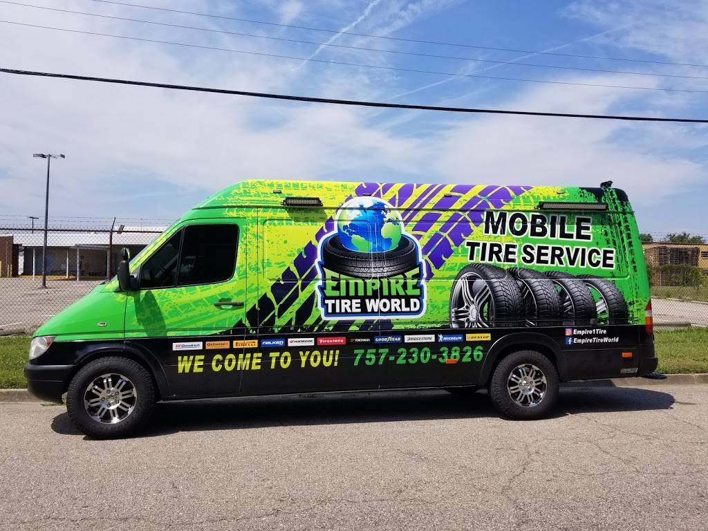 Mobile Tire Service 24Hrs Empire Tire World | High St, Portsmouth, VA 23704, USA | Phone: (757) 286-5966