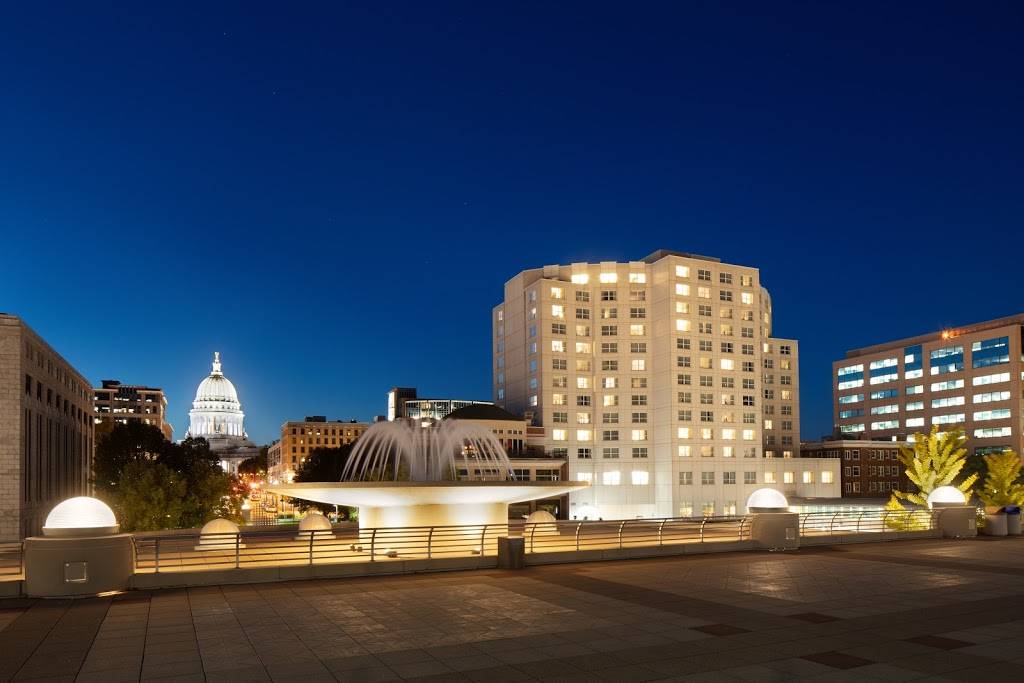 Hilton Madison Monona Terrace | 9 E Wilson St, Madison, WI 53703, USA | Phone: (608) 255-5100