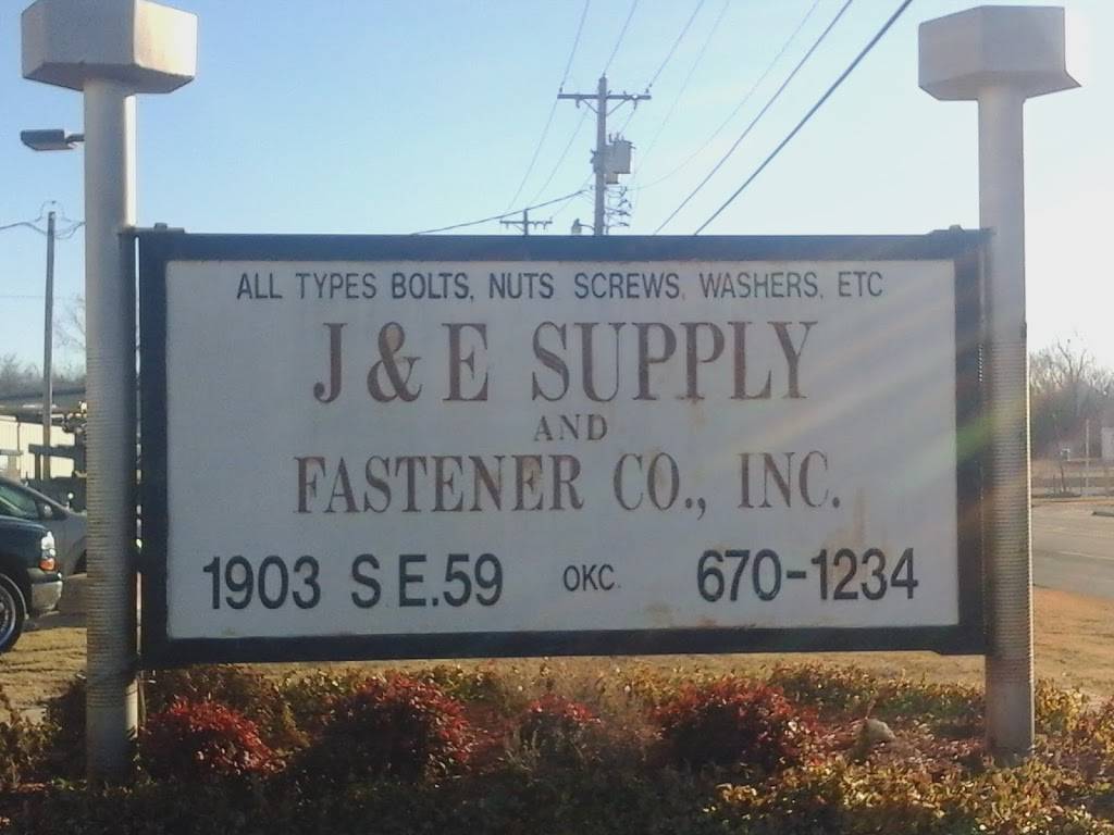 J & E Supply & Fastener Co., Inc. | 1903 SE 59th St, Oklahoma City, OK 73129, USA | Phone: (405) 670-1234