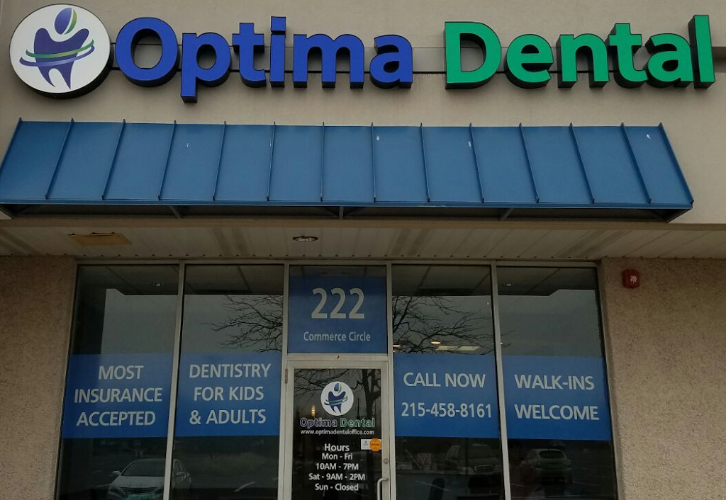 Optima Dental | 222 Commerce Cir, Bristol, PA 19007, USA | Phone: (215) 458-8161