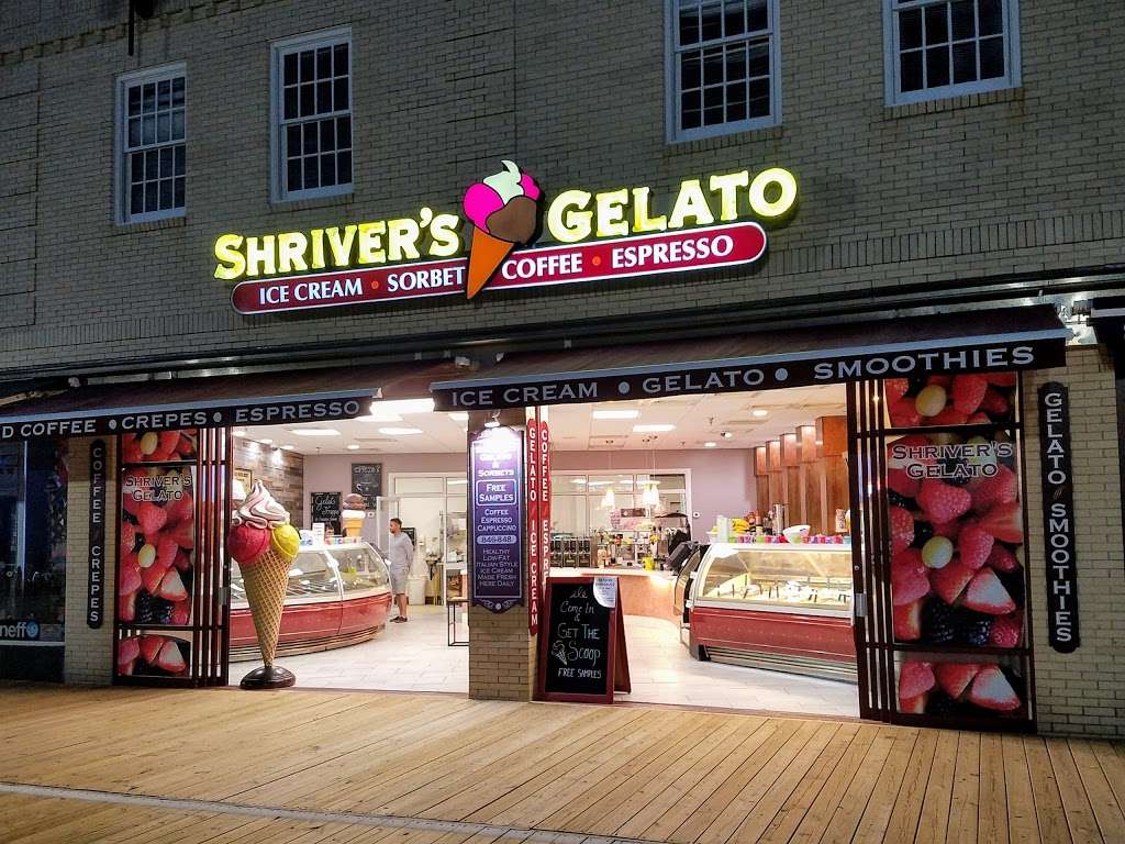 Shrivers Gelato Ice Cream | 848 Boardwalk, Ocean City, NJ 08226, USA | Phone: (609) 398-2288