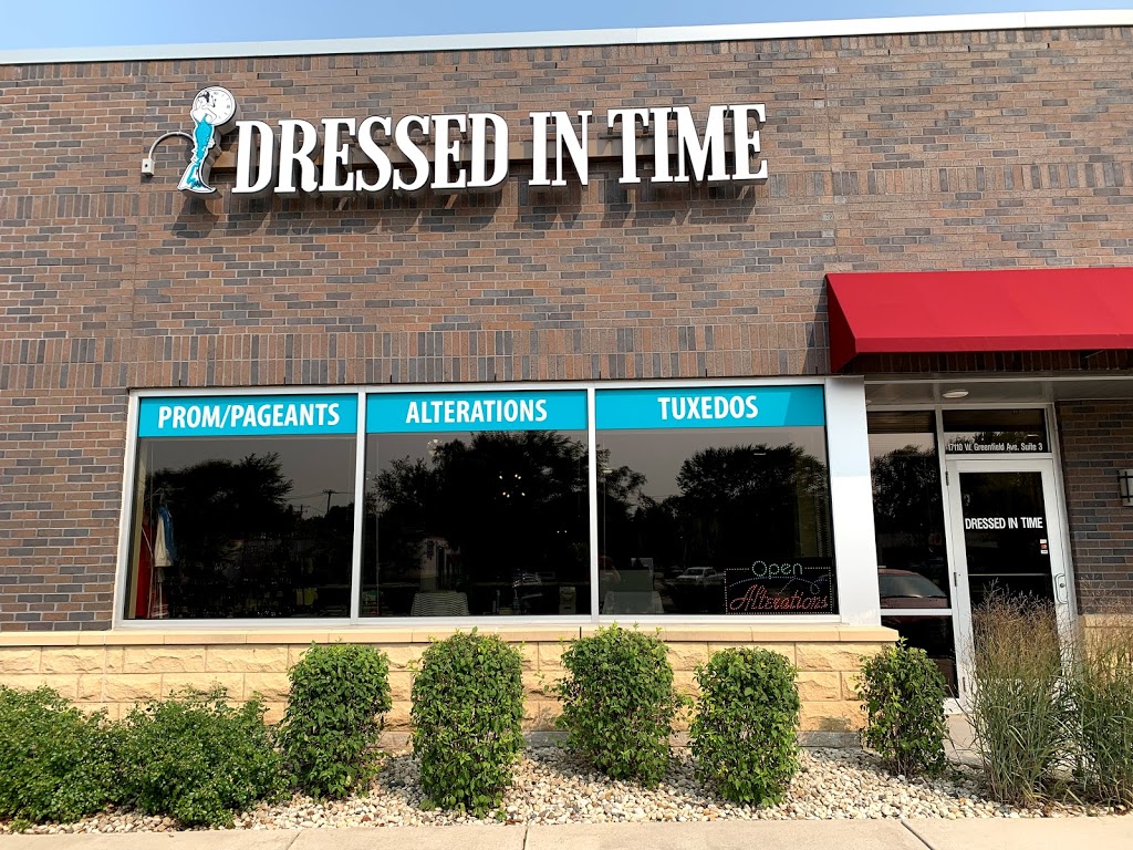 Dressed In Time | 17100 W Greenfield Ave Suite 3, Brookfield, WI 53005 | Phone: (414) 325-2200